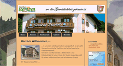 Desktop Screenshot of gasthof-isartal.de